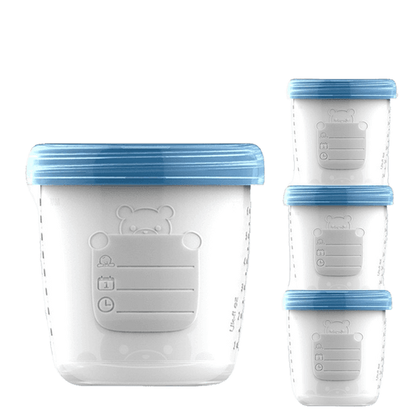 Pots de conservation pour lait maternel